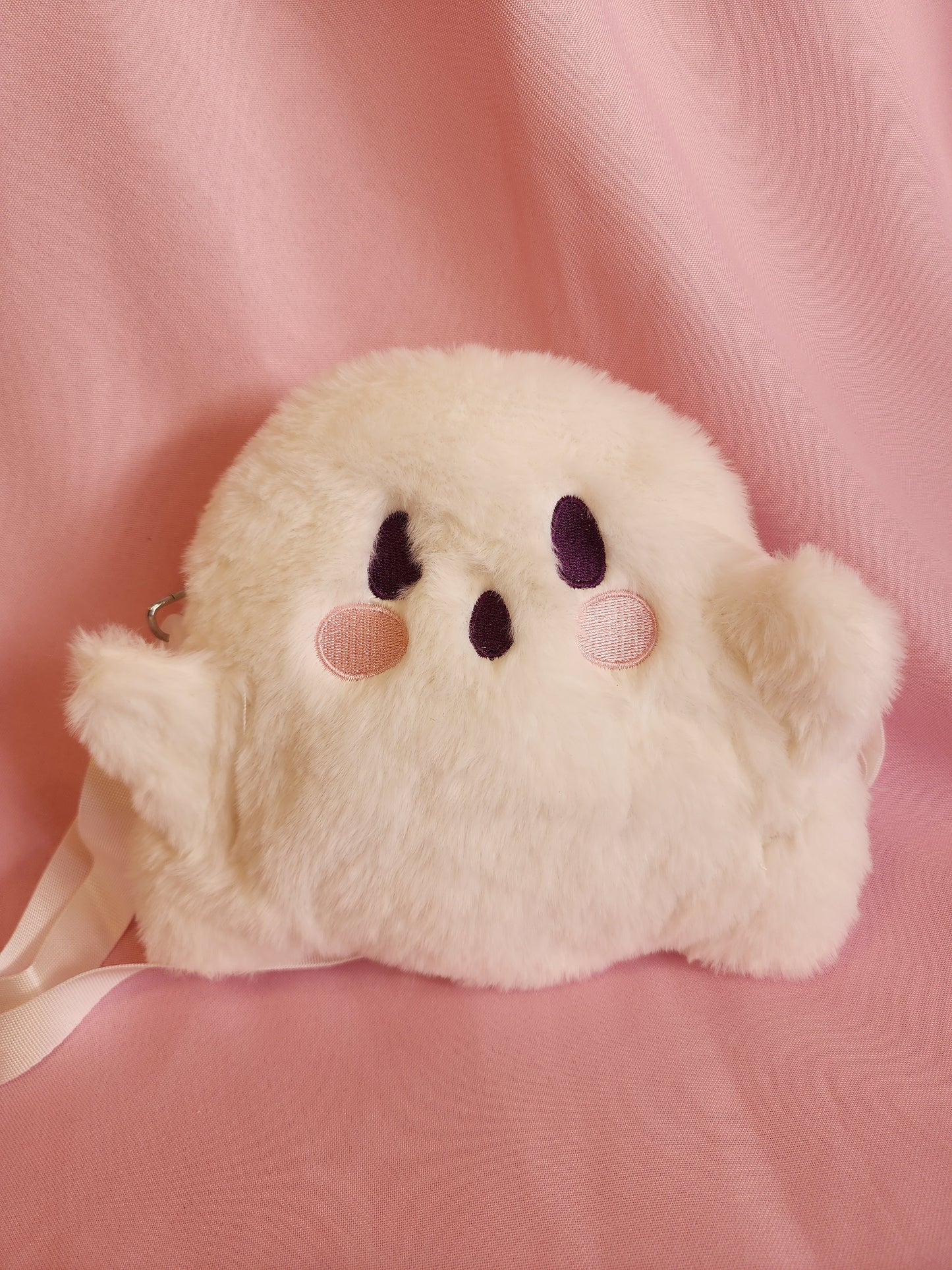 Mini Fuzzy Ghost Bag