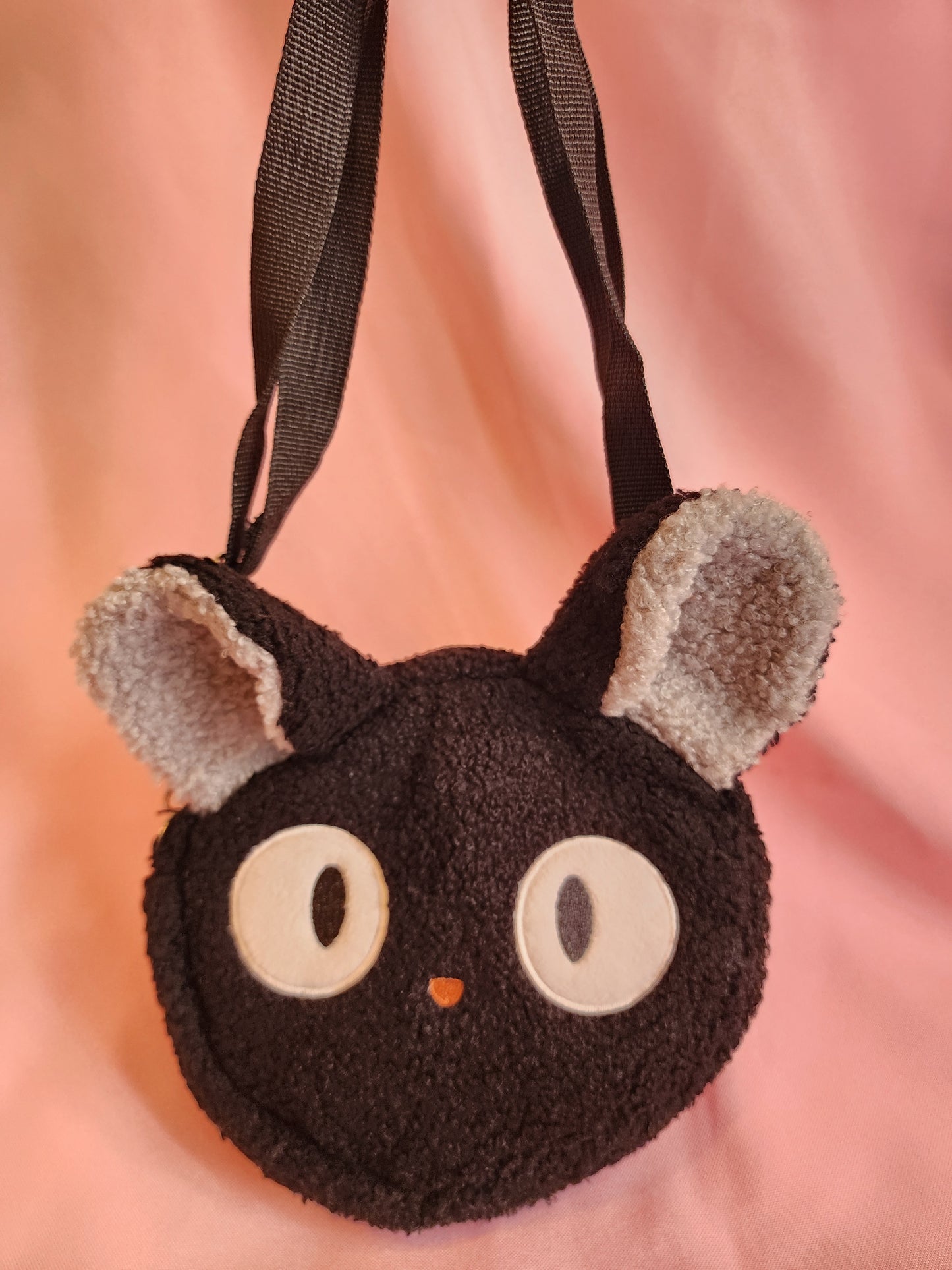 Mini Black Cat Plushie Bag