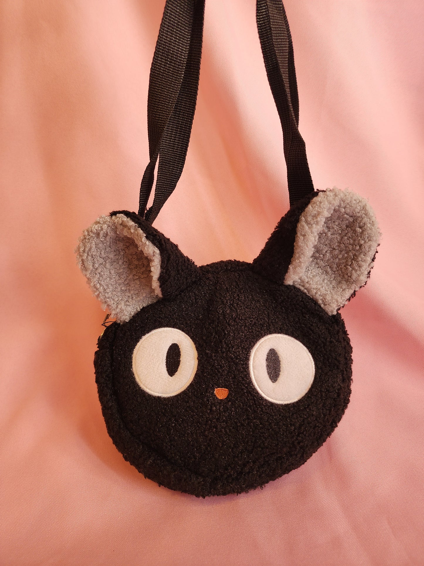 Mini Black Cat Plushie Bag