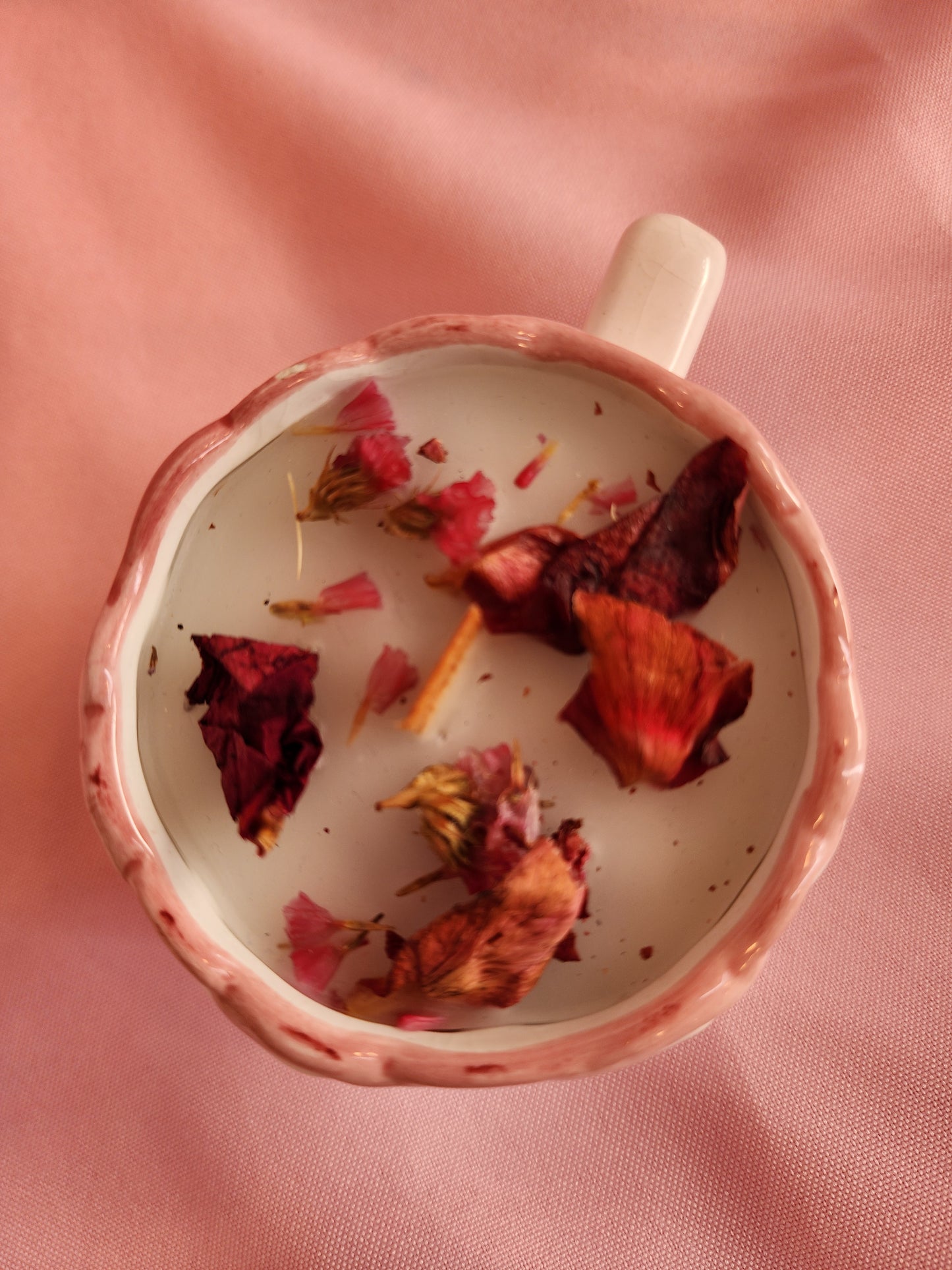 Handmade Vintage Teacup Candles - Roses