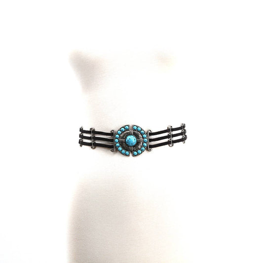 Turquoise Gem Stone Chain Belt