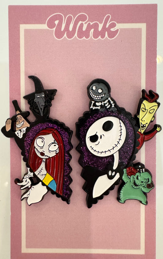 2pc Pin Set Haunting Group