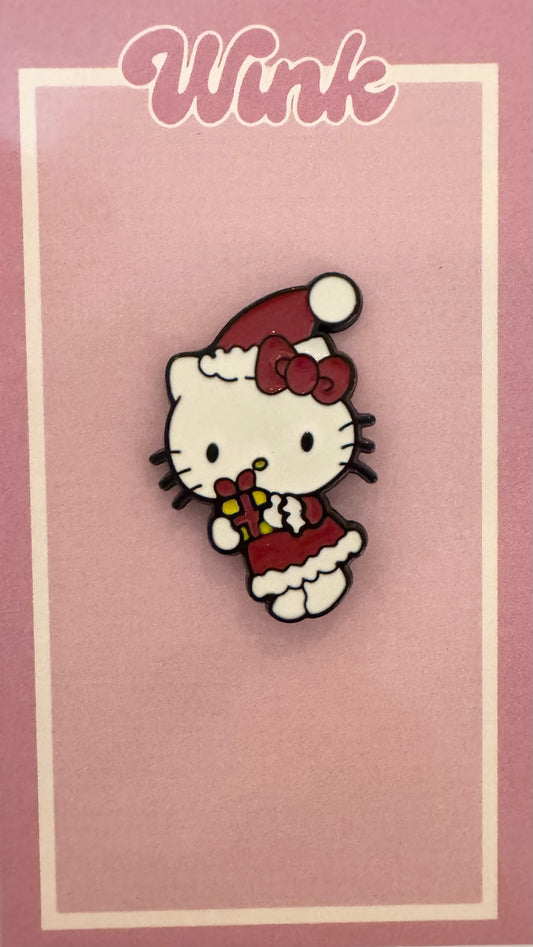 Christmas Kitty Pin