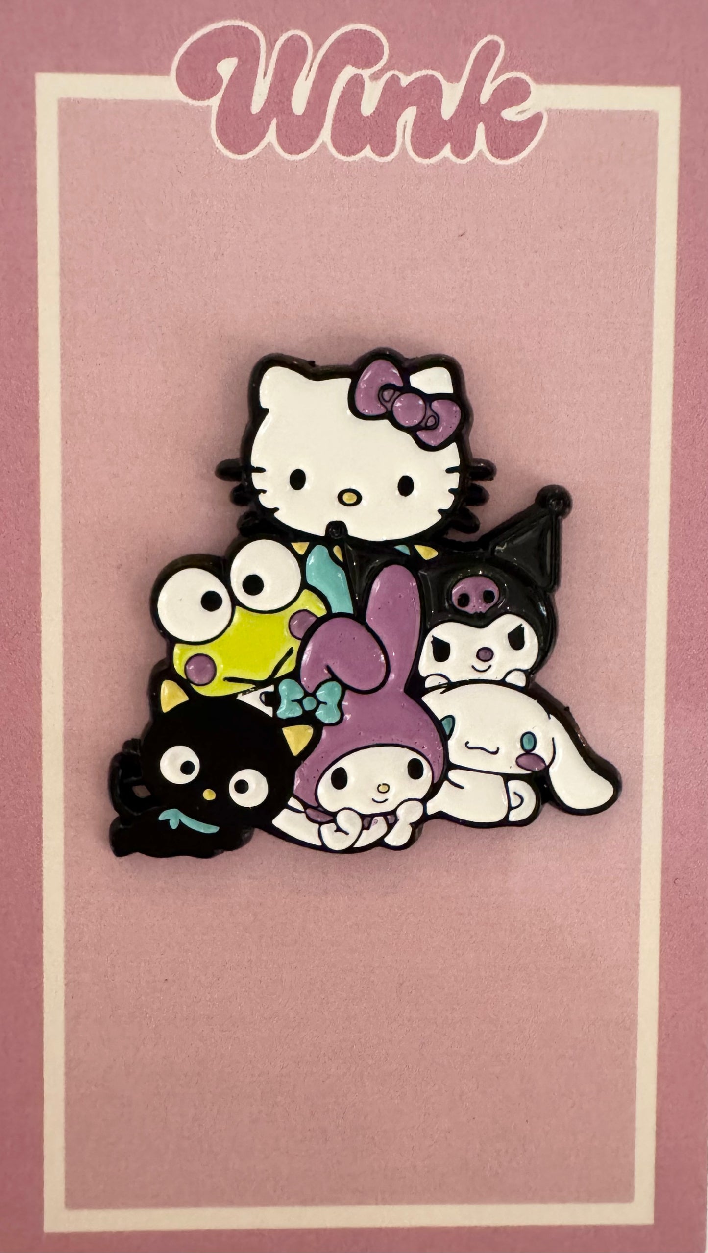 Cute Characters Pin