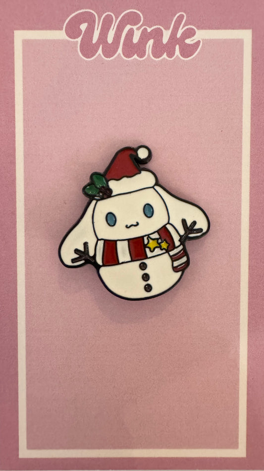 Christmas Snowman Pin