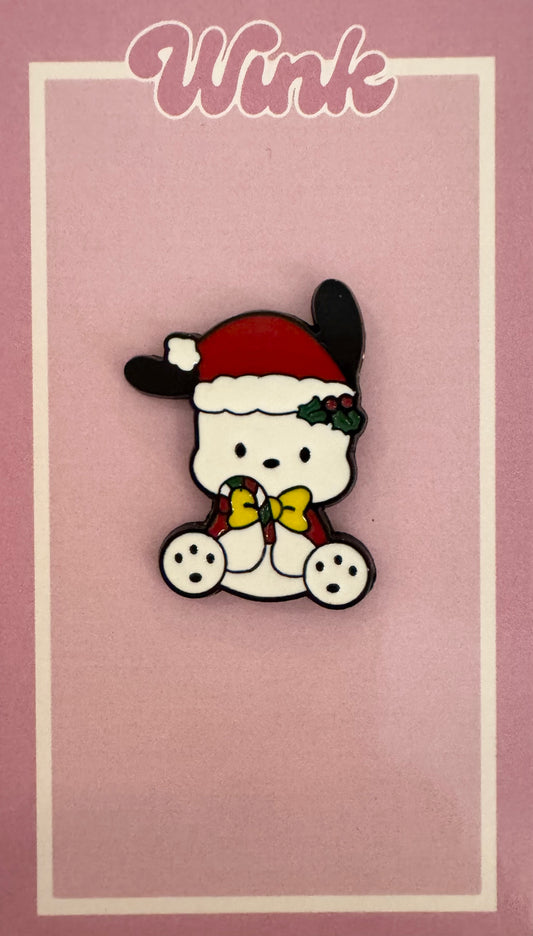 Christmas Dog Pin