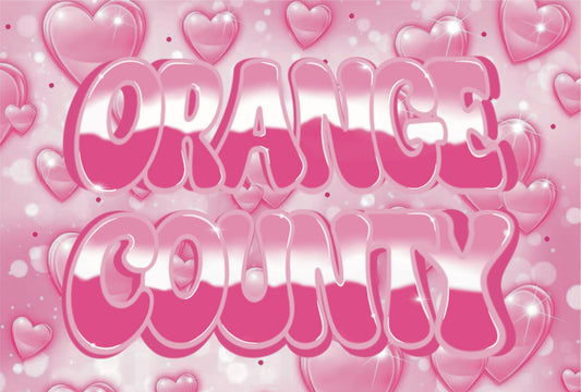 Orange County <3 Postcard